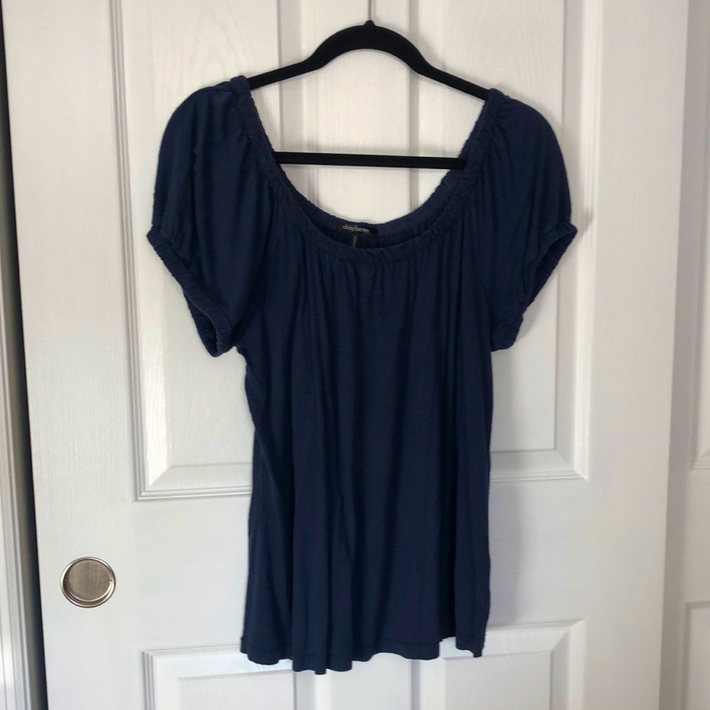 Navy blue shirt